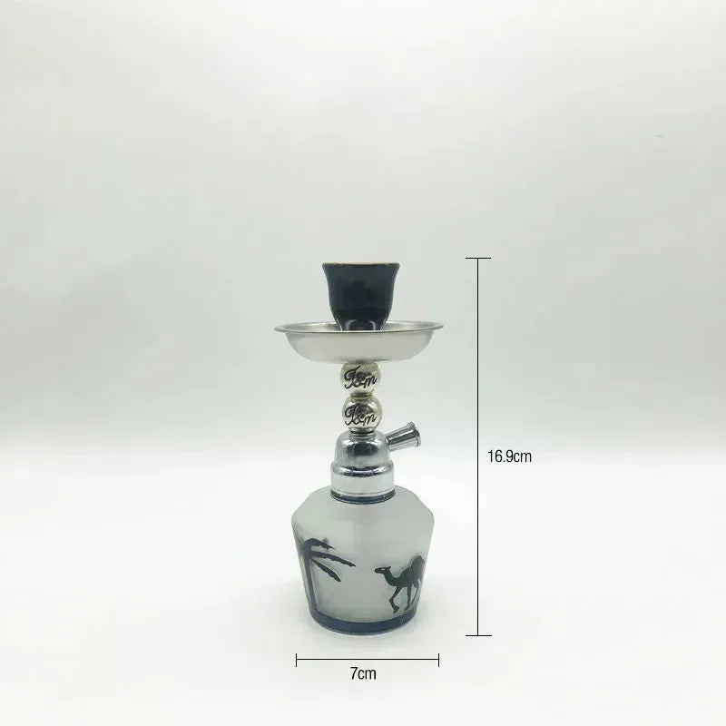 Mini Hookah Single Tube Glass Set - EX-STOCK CANADA