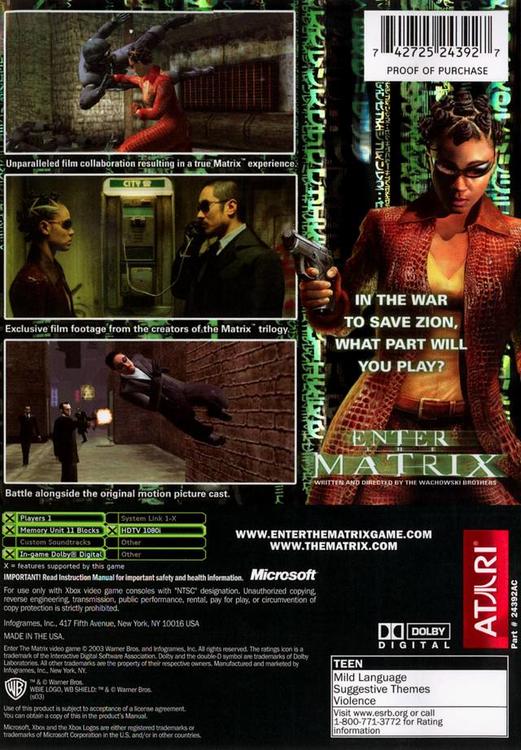 Enter the Matrix 