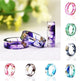 New dried flower resin ring Sen Xiao small  handmade flower gold foil color Epoxy ring - EX-STOCK CANADA
