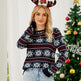 Women's Fashion Autumn Snowflake Christmas Sweater EX-STOCK Canada 
