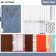 Notebook A6 Leather Loose-leaf Tally Book Note Pad  Memo Note Book - EX-STOCK CANADA