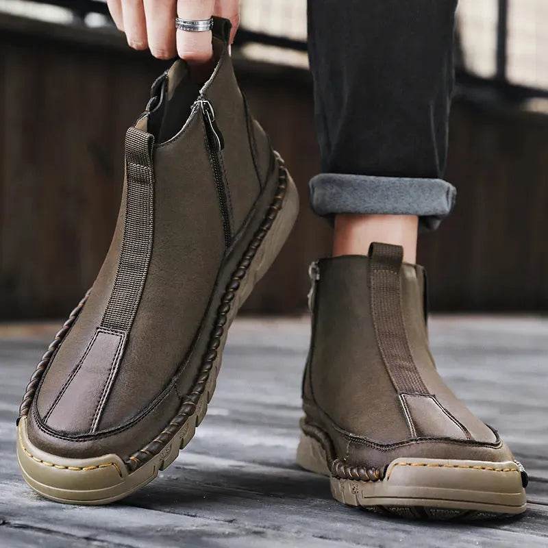 Slip-on High-top Casual Martin Boots for Winter - EX-STOCK Canada