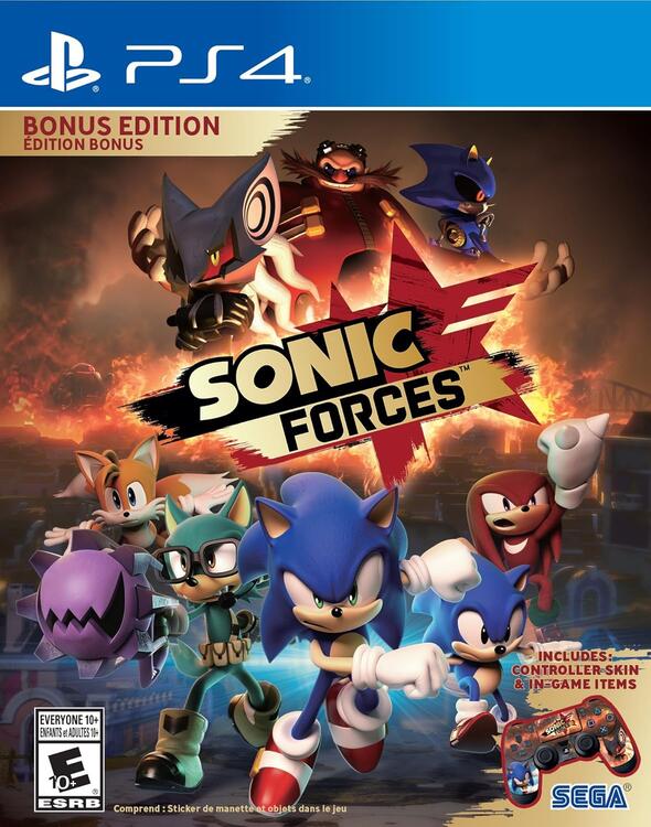 Sonic Forces - edition bonus (Dualshock 4 Sonic Skin Includes) 