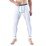 Men's Cropped Long Johns Warm-keeping Pants Cotton Belly-contracting Thin Bottoming Trousers - EX-STOCK Canada