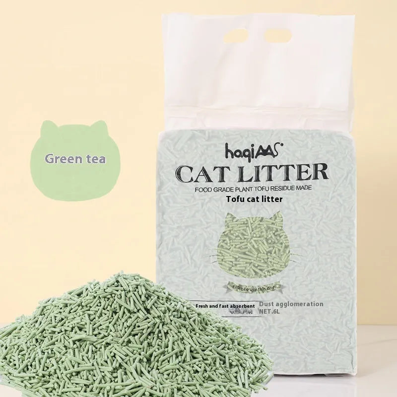 Original Soyabean Tofu Cat Litter Green Tea Mixed Plant - EX-STOCK CANADA