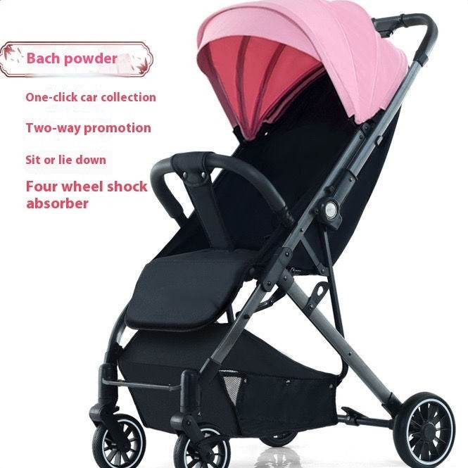 Pull Rod Type Summer Ultra-light Stroller Four Minus EX-STOCK Canada 