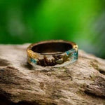 Time Resin Faceted Handmade Personality Ring - EX-STOCK Canada
