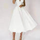 Charming V-neck Suspender Dress Summer Fashion A-Line Long Dresses For Women Sleeveless Skater Dress for Wedding cocktail evening  dinner party events - EX-STOCK CANADA