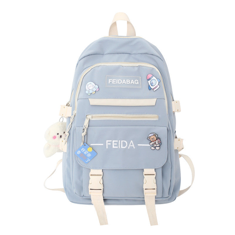 Elegant Mori Leisure Backpack Large Capacity Early High School Student Schoolbag EX-STOCK