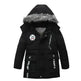 Fashion Boys Thicken Letter Print Hooded Cotton Jacket - EX-STOCK CANADA