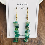 Handmade DIY Natural Crystal Stone Beaded Earrings - EX-STOCK Canada