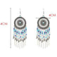 Beaded fringed hollow earrings - EX-STOCK Canada