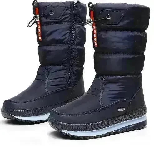 Winter New Plus Velvet Thick Cotton Shoes Thermal Middle Tube Waterproof Non-slip Boots - EX-STOCK CANADA