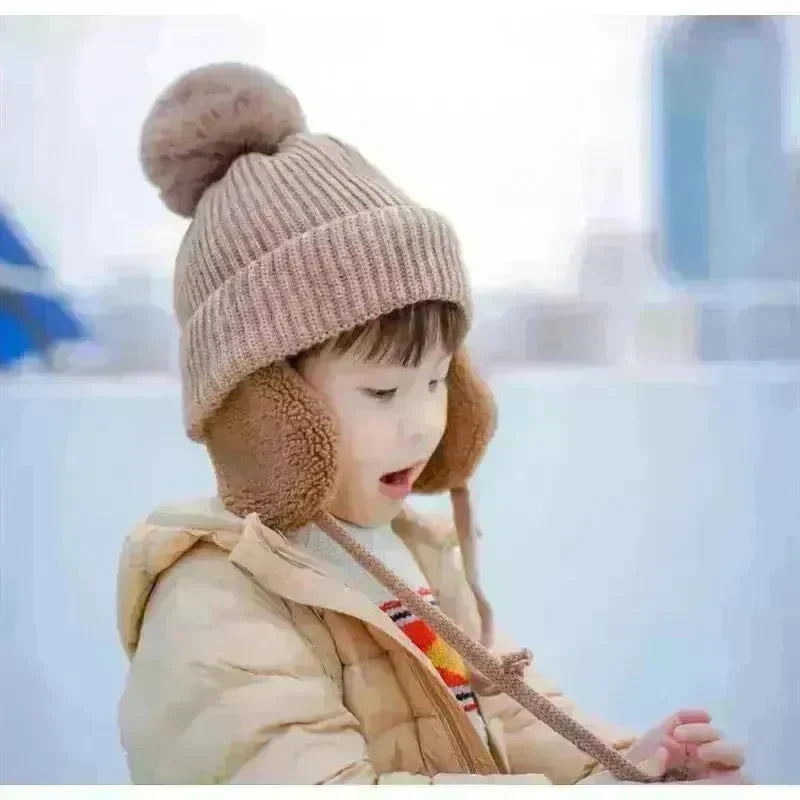 Autumn And Winter Children's Cute Knitting Wool Hat Winter - EX-STOCK CANADA