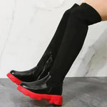 Long Boots Women Winter Shoes Fashion Side Zipper Knee High Boots - EX-STOCK CANADA