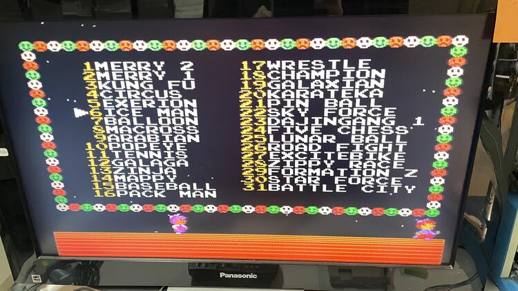 Famicom 31 Games in 1 For NES Console With Game Converter (Tested & Works) 