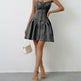 Chic Personality Street Splicing Sling Denim Mini Dress - EX-STOCK Canada