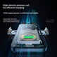 Transparent Car Phone Holder with Smart Sensing & 15W Wireless Charging