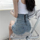 Summer High Waist Denim Rope Shorts For Women - EX-STOCK Canada