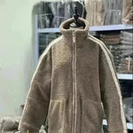 New Fashion Loose Anti-cashmere Hooded Zipper Huge Fleece Winter Jacket - EX-STOCK CANADA