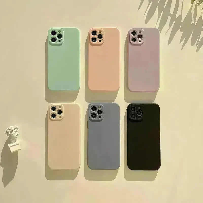 Original Liquid Silicone Frosted Phone Case - EX-STOCK CANADA
