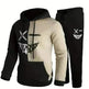 Casual Classic Plaid  Long Sleeve Sweatshirt Hoodie set Suit men - EX-STOCK CANADA