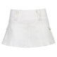 Solid White Black Denim Fashion Mini Skirt - EX-STOCK Canada
