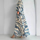 Elegant Printed Mum Long Maxi Dress - EX-STOCK Canada