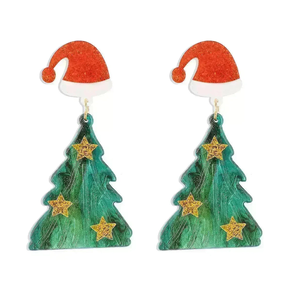 Creative Niche Fashion Temperament Trendy Festive Acrylic Earrings - EX-STOCK CANADA