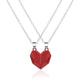 Creative Magnet Necklace Love Heart Broken Men And Women - EX-STOCK Canada