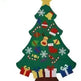 DIY Felt Christmas Tree New Year Toddler Kids Handmade Gift Toys Door Wall Hanging Ornaments Holiday Party Home Decor Set - EX-STOCK CANADA