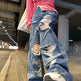 Women's High Waist Wide Leg Denim Jeans – Slim Mopping Flare Trousers Canada USA (S–2XL)