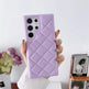 Diamond Plaid Samsung leather Phone case - EX-STOCK CANADA