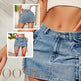Women's Fashion Y2k Denim Mini Skirt Low Rise Cargo Pencil Short Jeans skirt Vintage Girls Party Skirt Female Club Streetwear - EX-STOCK Canada
