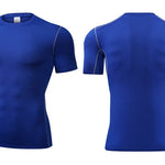 Men's Basketball Sports Tight Short-sleeved Workout Clothes - EX-STOCK CANADA