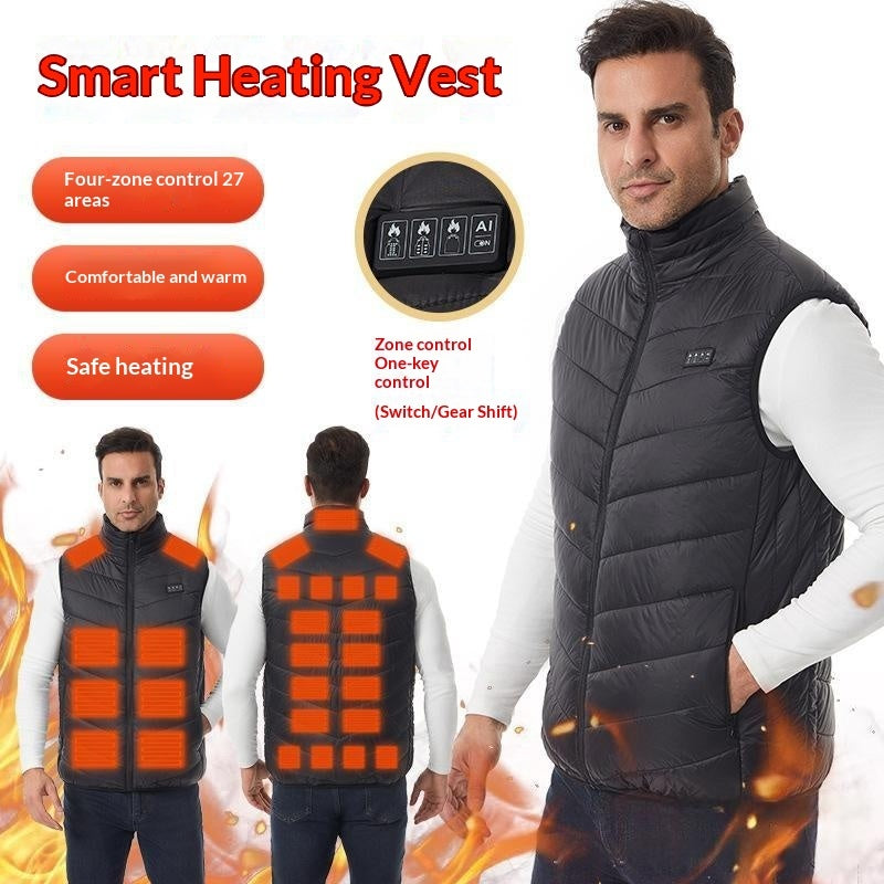 Mens New Winter Electrically Heated Vest | EX-STOCK product gallery photo 2