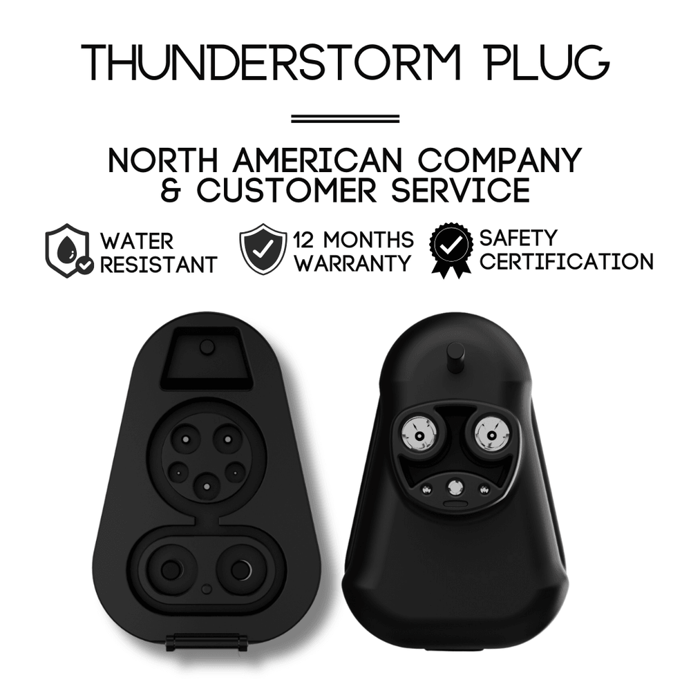 Chargeur CCS1 pour véhicule NACS | DC | Compatible avec les véhicules Tesla et les véhicules NACS | Certifié UL2252/CSA-C22.2 | La prise Thunderstorm 