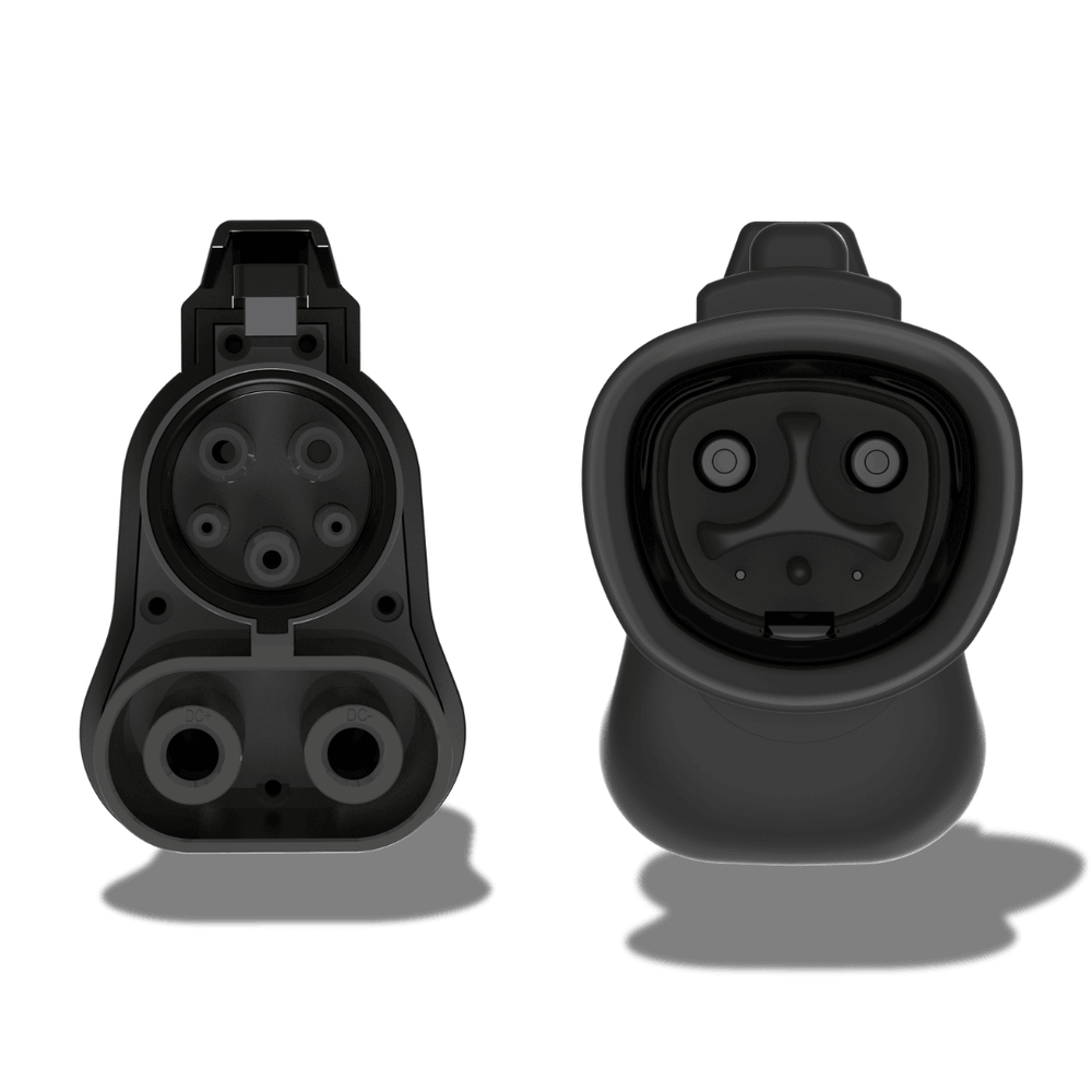 Chargeur A2Z EV NACS vers véhicule CCS1 | DC | Compatible avec les superchargeurs | Le Typhoon Pro 