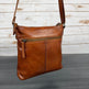 MET Flower Embossed Leather Crossbody Bag 