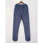 Women Coral Fleece Socks Leggings Winter Warm Sleepwear Ankles Knees Guard Women Home Pants Thick Pajamas Pant - EX-STOCK CANADA