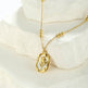 Simple Rose White Shell Pendant Necklace For Women - EX-STOCK Canada