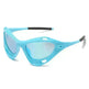 Fashion Large Frame Cat Eye Personality Hollow Out Cycling Sunglasses for Men - EX-STOCK CANADA