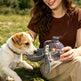 Portable Pet Water Bottle 545ml – Collapsible Silicone Travel Bottle for Dogs & Cats