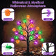 2Pack 1.97FT Lighted Halloween Trees Halloween Indoor Decorations Black Halloween Tree Lights With Timer Adjustable Twigs For Tabletop Party - EX-STOCK Canada