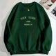 Loose Casual Loose Round Neck Pullover Sweatshirt Unisex - EX-STOCK CANADA