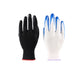 Gants en latex résistants à l'usure imprégnés de nitrile 