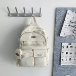 High School And College Student College Style Computer Bag Couple Backpack EX-STOCK