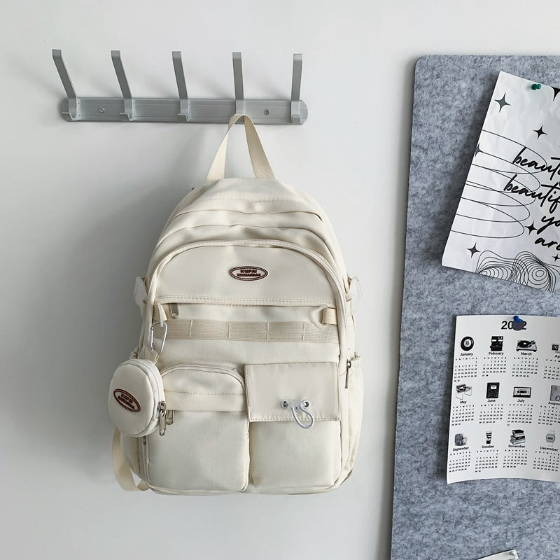 High School And College Student College Style Computer Bag Couple Backpack EX-STOCK