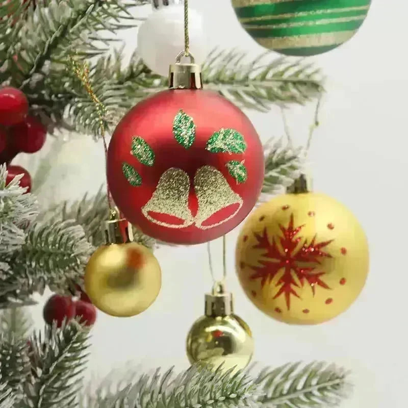 Christmas Decoration 6cm Electroplating Plastic Ball - EX-STOCK CANADA