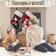 Christmas Decorations Gold Velvet Patch Christmas Stockings - EX-STOCK CANADA